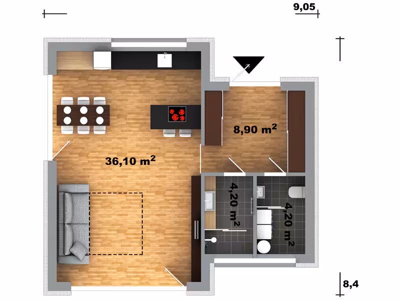 Rostoucí dům 250 A